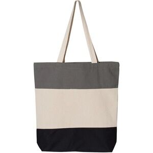 NWOT Tricolor Shopping Tote